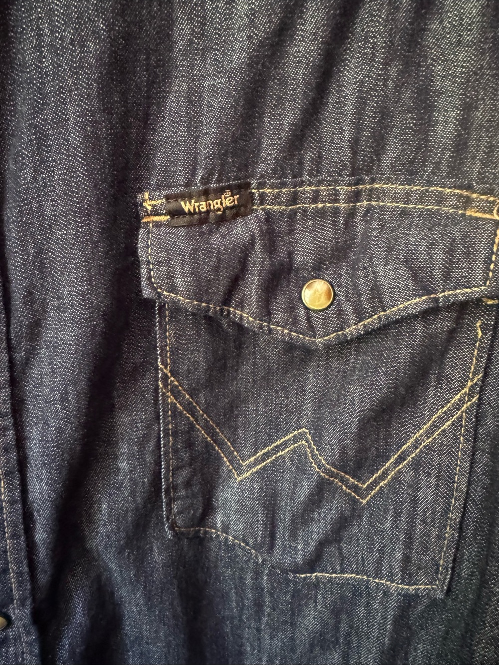 Wrangler dark denim shirt or Jacket XXL - Picture 10 of 12